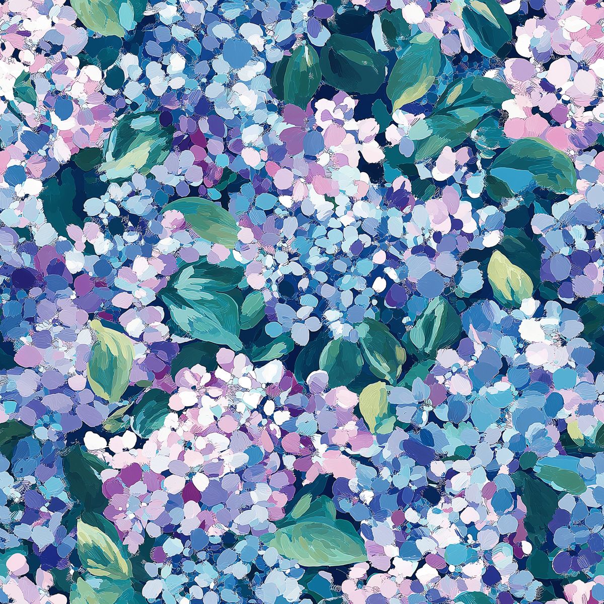 Johanna Ralph | Hydrangea Haze | Linen – MaaiDesign Fabrics
