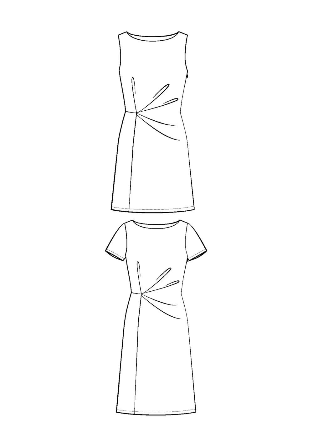 Twist Dress - Sewing Pattern | Maison Fauve