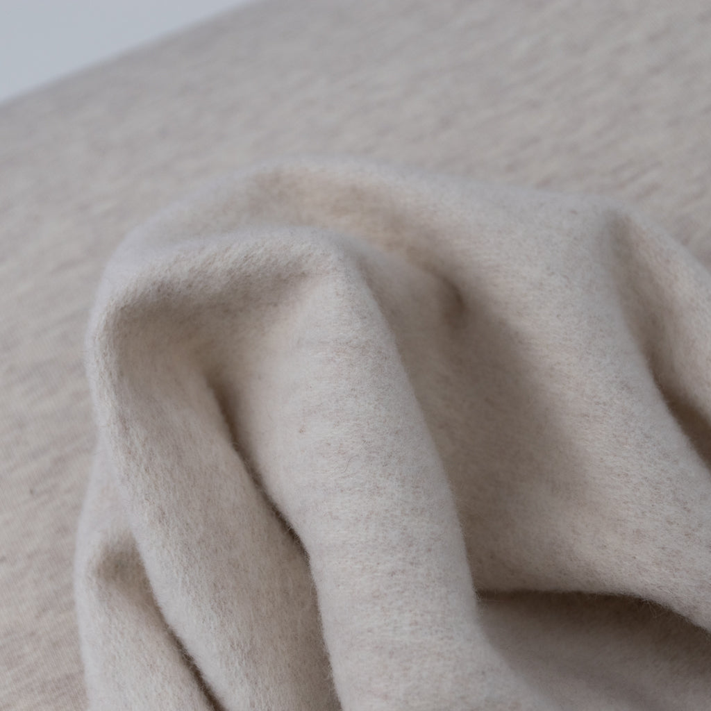 Brushed Sweater Knit - Oatmeal Marle