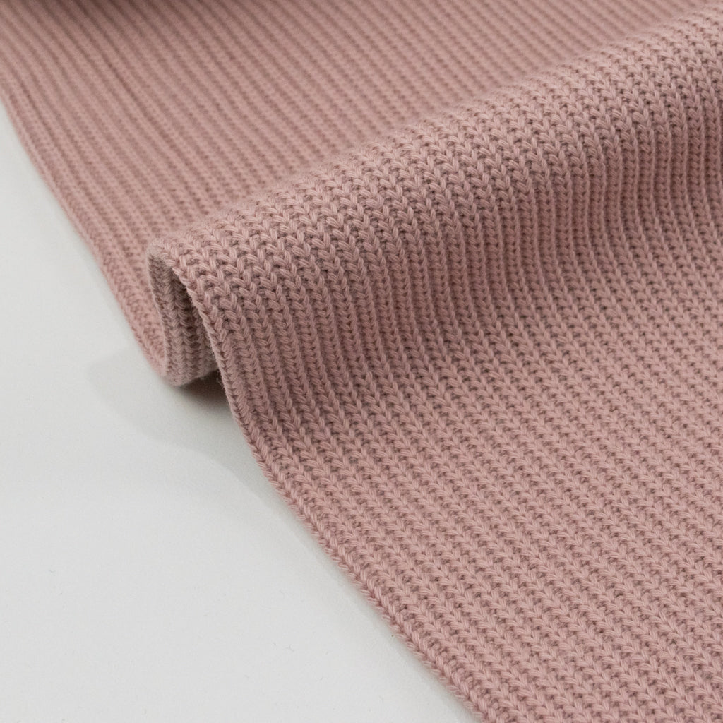 Chunky Cotton Knit - Pale Pink