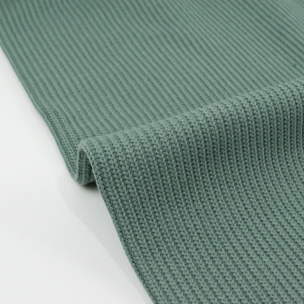 Chunky Cotton Knit - Dusty Mint