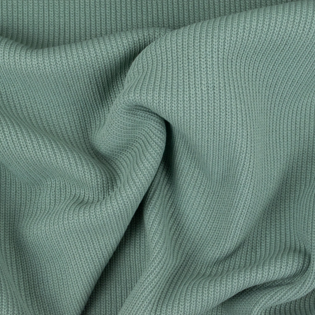 Chunky Cotton Knit - Dusty Mint