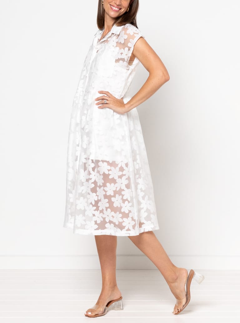 Emerald Woven Dress - Sewing Pattern | Style Arc