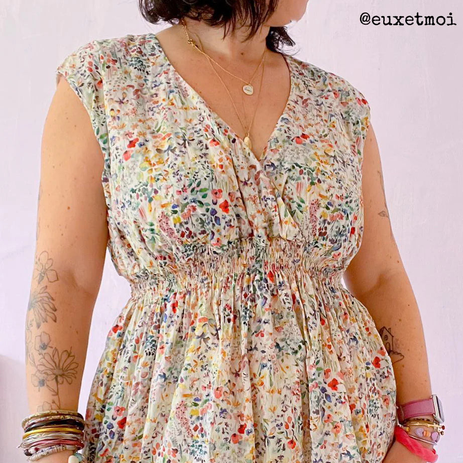 Sifnos Blouse, Dress or Skirt - Woman - Sewing Pattern | Ikatee