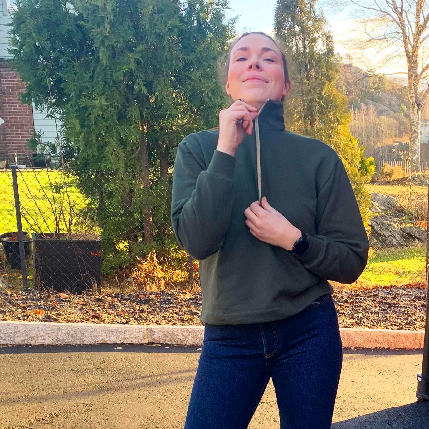 Half Zipper Sweater - Sewing Pattern | Wardrobe By Me