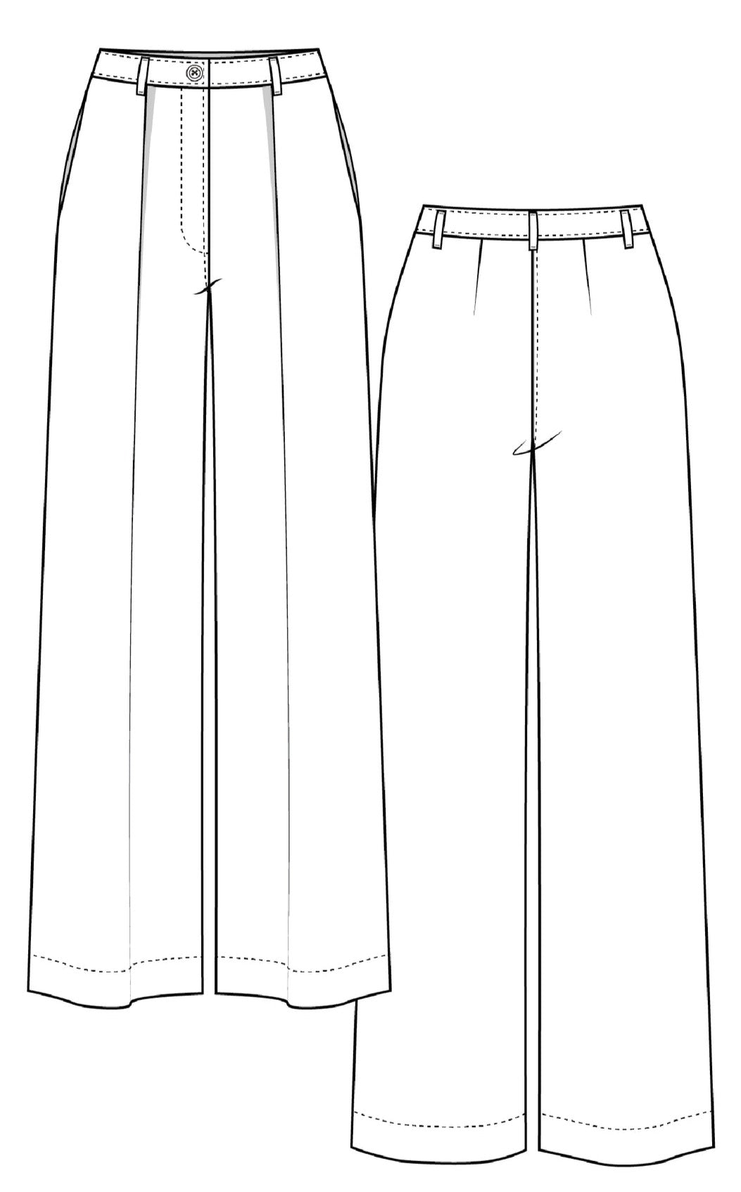 Maaidesign Patterns PDF Pattern - Protea Pants | Paradise Patterns – MaaiDesign Fabrics