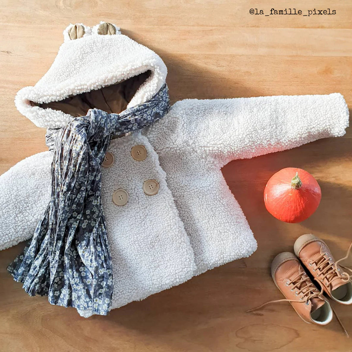 Grand&#39;ourse Cardigan - Baby - Sewing Pattern | Ikatee
