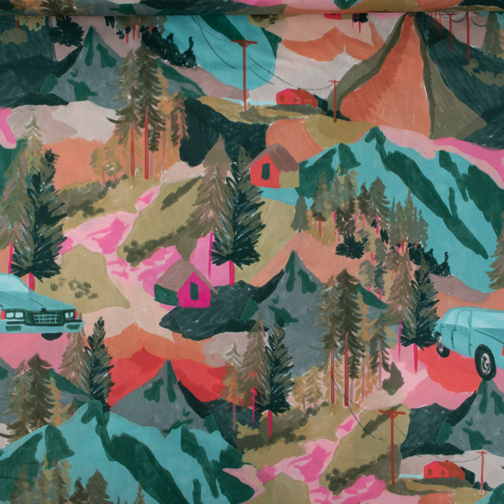 Lady McElroy - Cotton Lawn - Mountain Grandeur