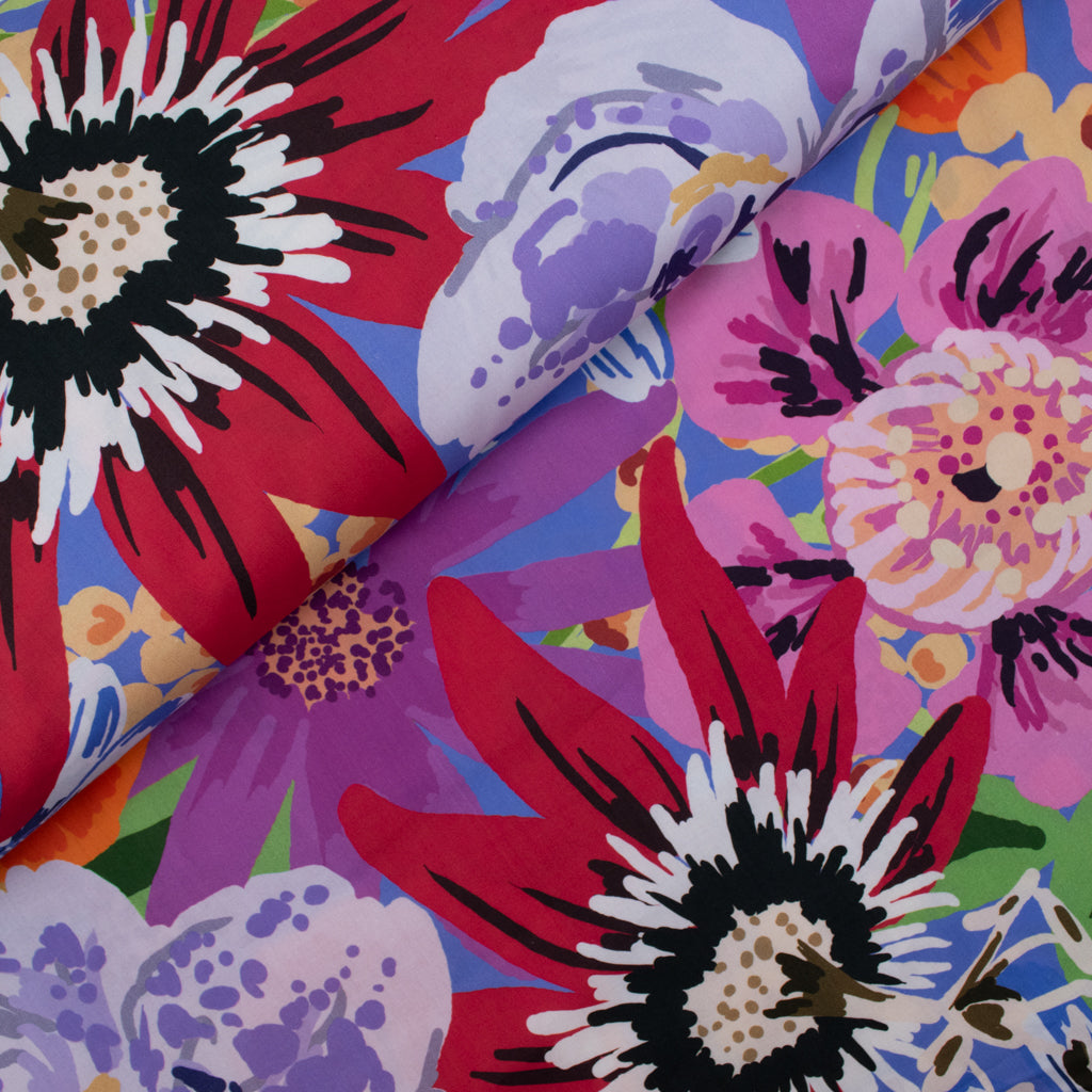 Lady McElroy - Cotton Lawn - Flower Mural
