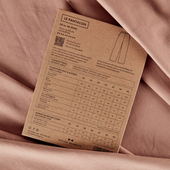 Atelier Brunette | Sewing Pattern | LE Pantalon