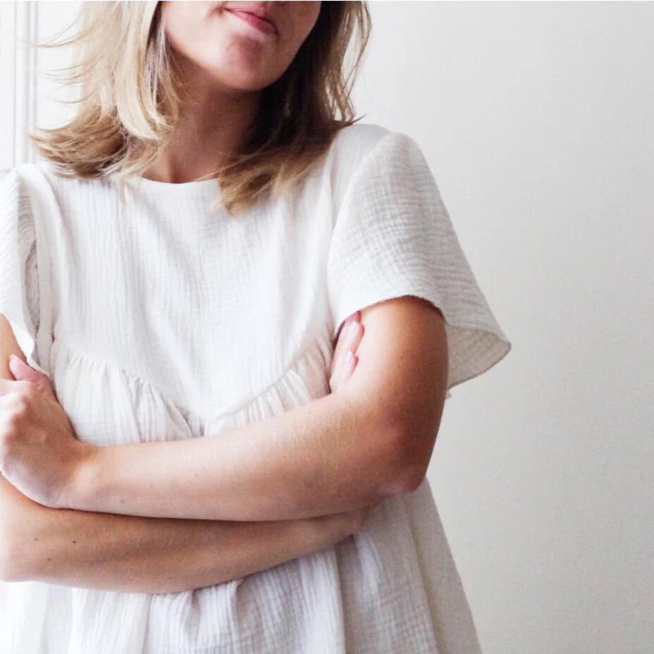 Louise Blouse &amp; Dress - Woman - Sewing Pattern | Ikatee
