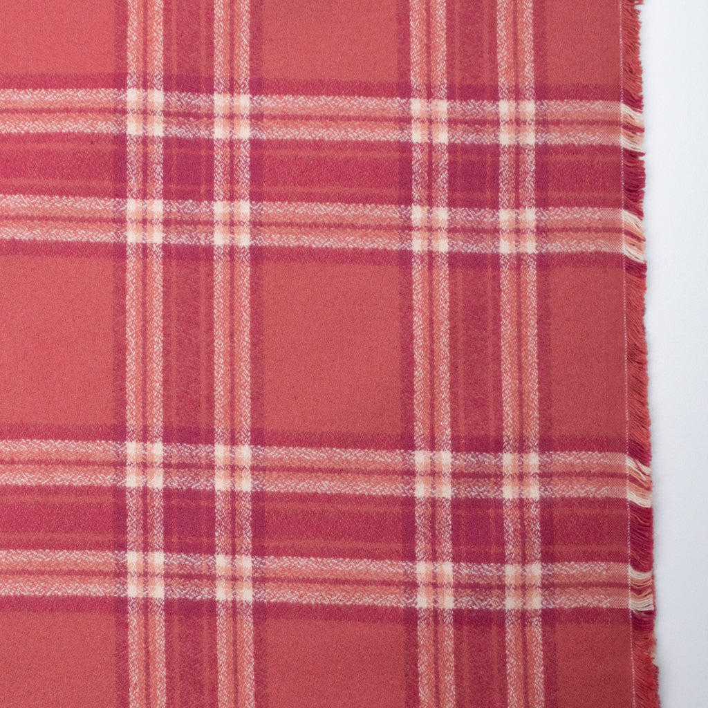 Organic Mammoth Cotton Flannel - Coral