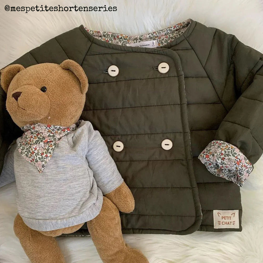 Grand&#39;ourse Cardigan - Baby - Sewing Pattern | Ikatee