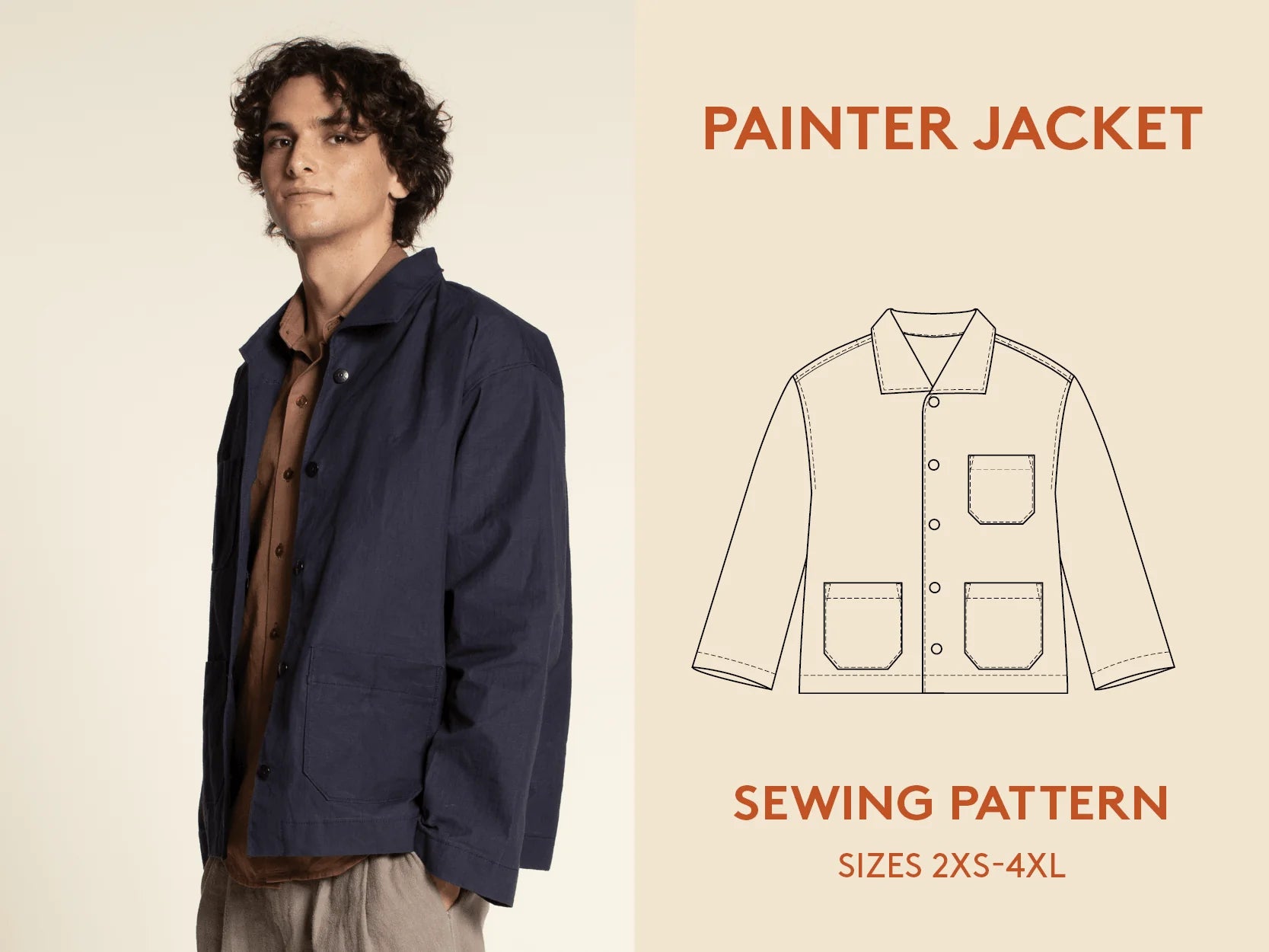 Painter Jacket - Sewing Pattern | Wardrobe By Me