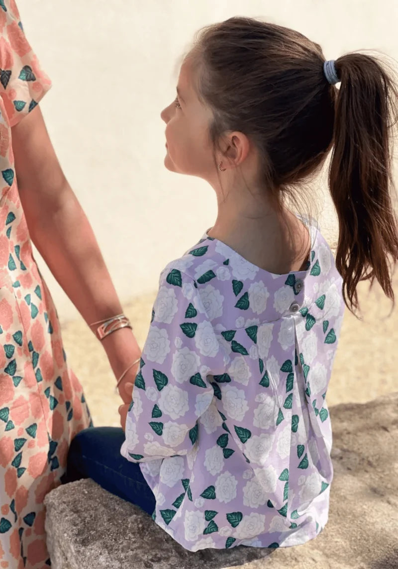 Miss Violette Girl's Blouse - Sewing Pattern | Maison Fauve