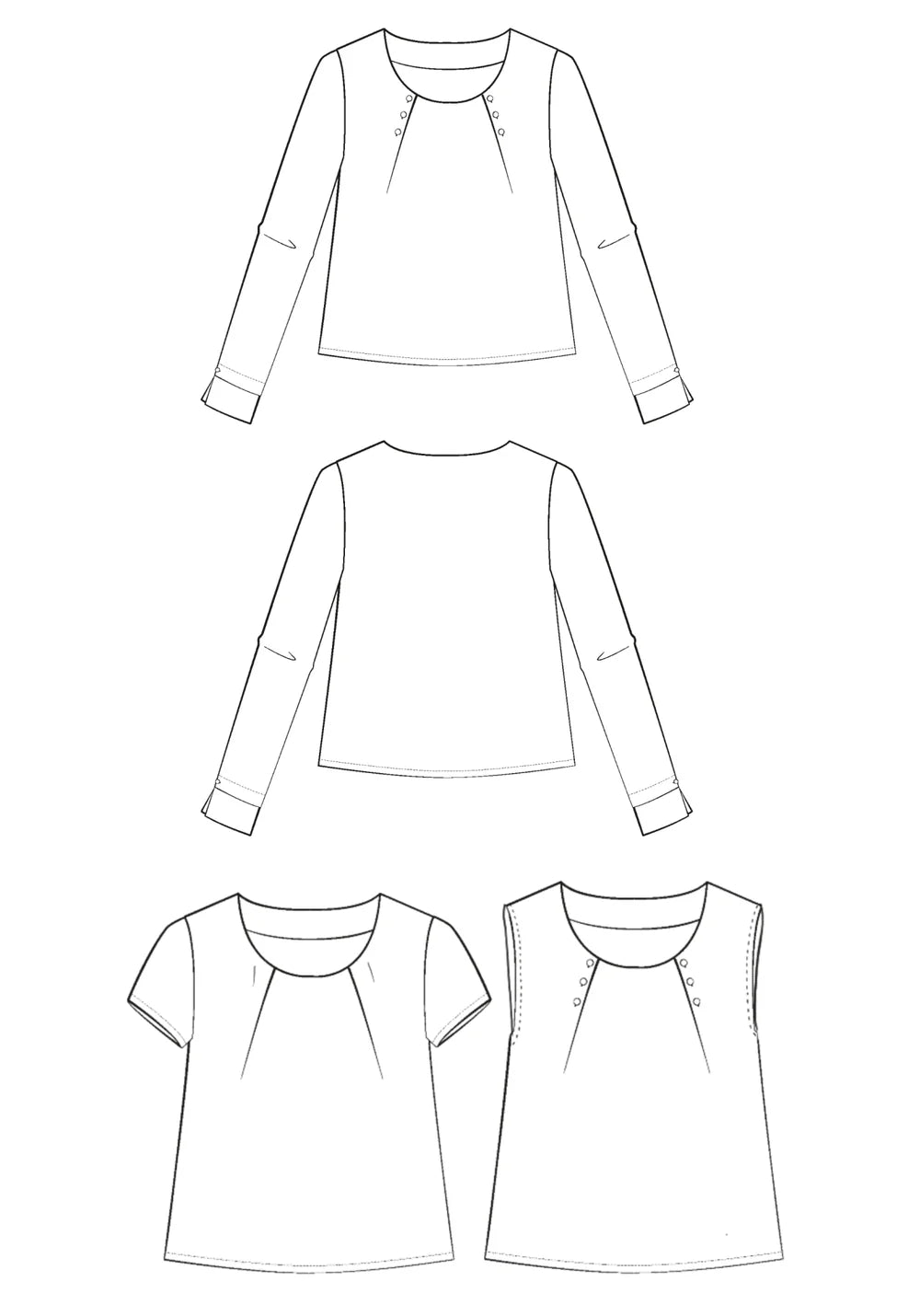 Folio Blouse - Sewing Pattern | Maison Fauve