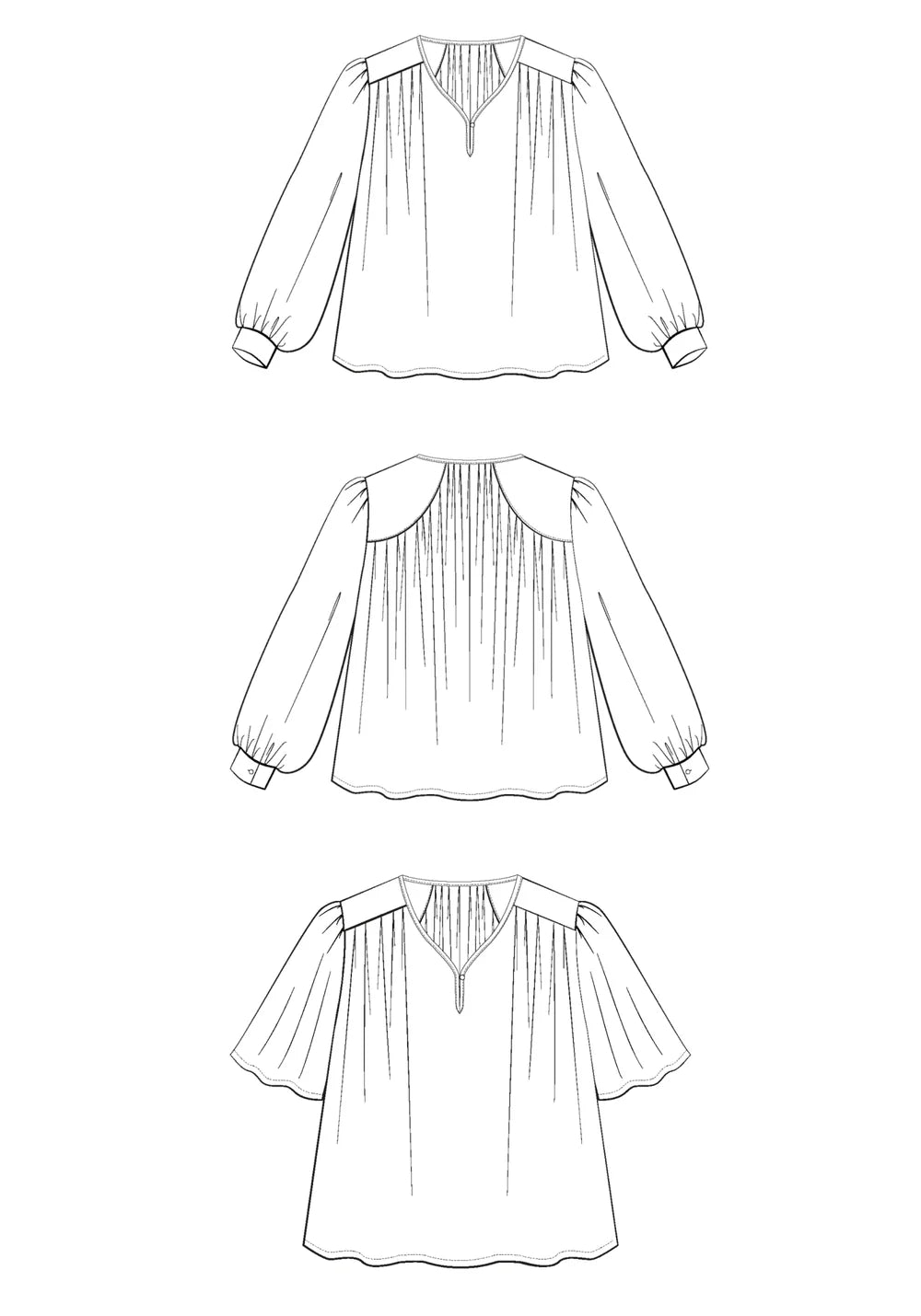 Missive Blouse - Sewing Pattern | Maison Fauve