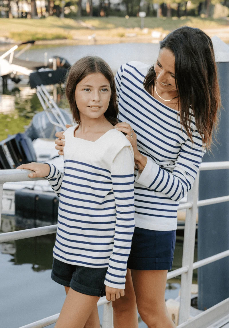 Miss Pirate Kids' Breton Top - Sewing Pattern | Maison Fauve