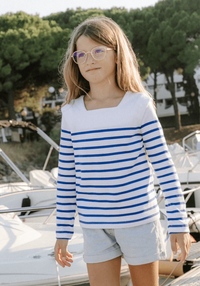 Miss Pirate Kids' Breton Top - Sewing Pattern | Maison Fauve