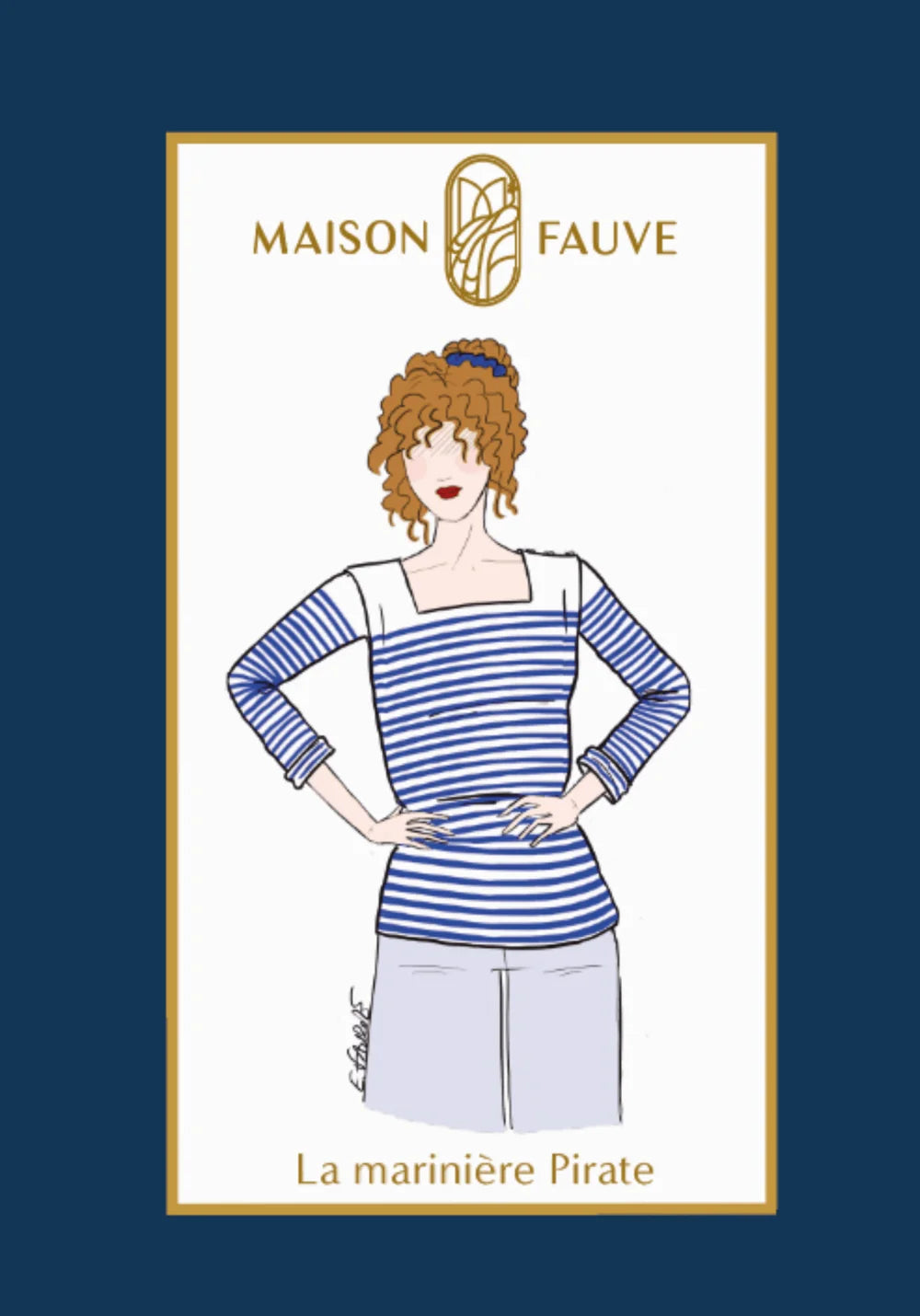 Pirate Brenton Top - Sewing Pattern | Maison Fauve