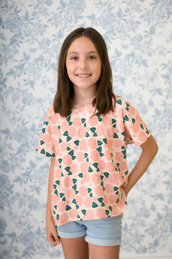 Miss Palma Kids' Top - Sewing Pattern | Maison Fauve
