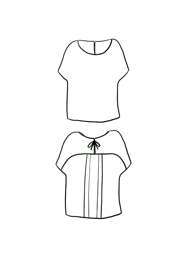 Miss Palma Kids' Top - Sewing Pattern | Maison Fauve