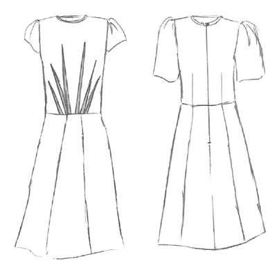 Zénith Blouse &amp; Dress  - Sewing Pattern | Maison Fauve