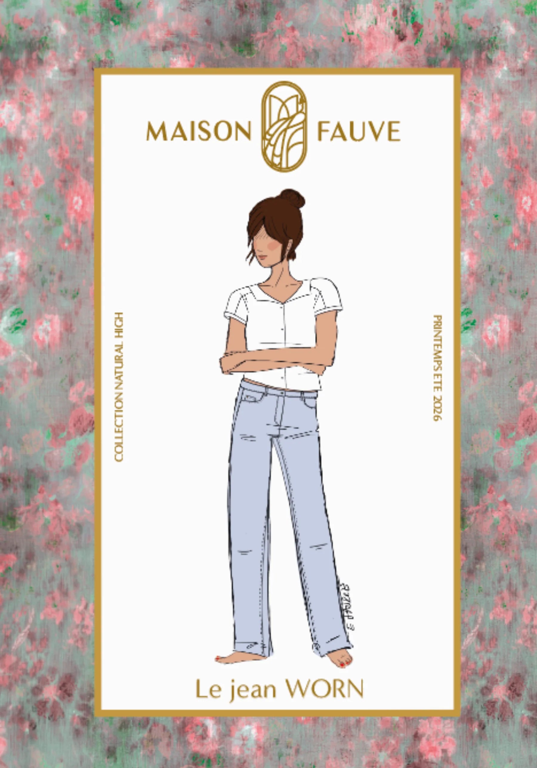 Worn Jeans - Sewing Pattern | Maison Fauve
