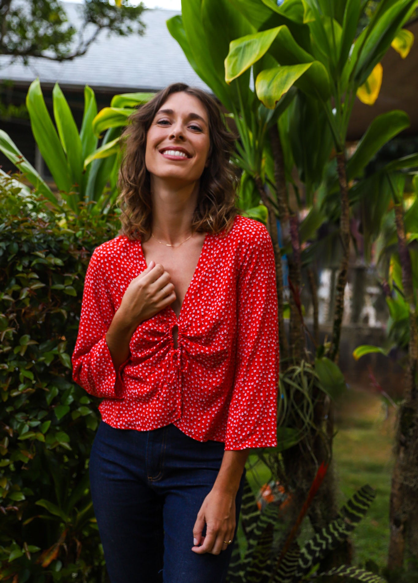 Maaidesign Patterns PDF Pattern - Plumeria Top | Paradise Patterns – MaaiDesign Fabrics
