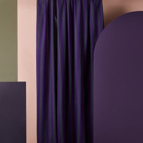 Atelier Brunette - Cotton - Ray Majestic Purple Stripe
