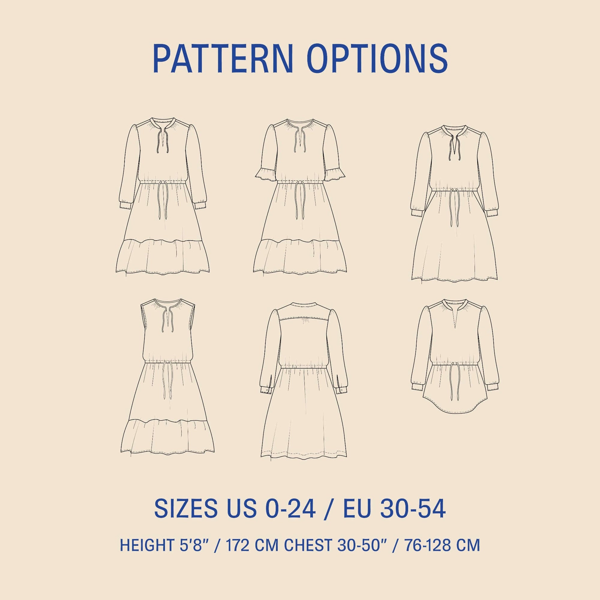 Grace Dress Sewing pattern Wardrobe By Me