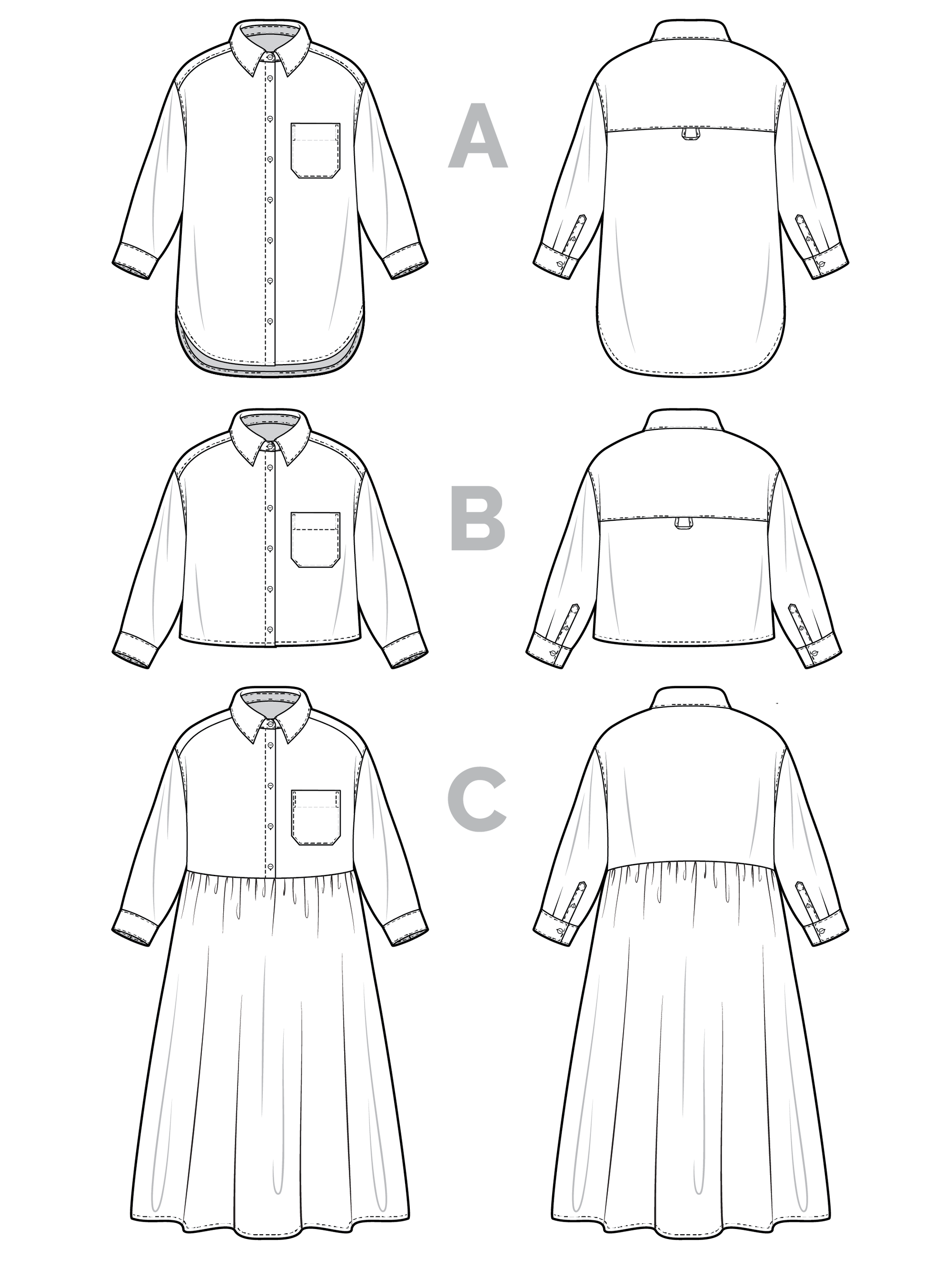 Jenna Shirt + Shirtdress