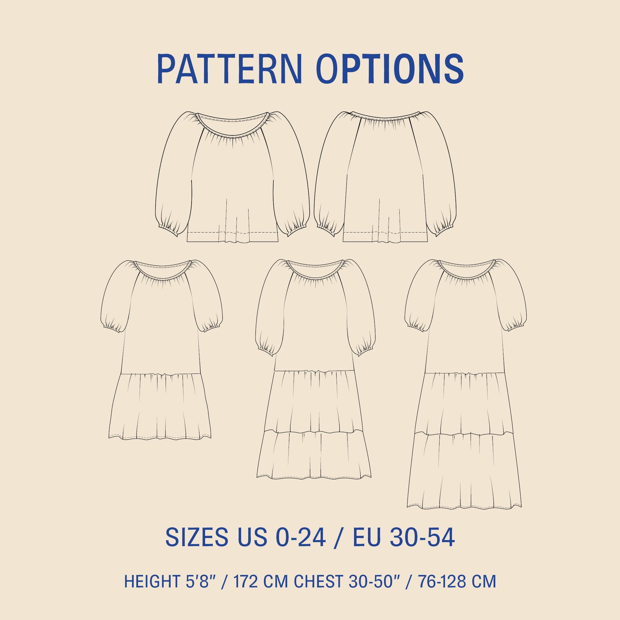 Moira blouse Sewing Pattern
