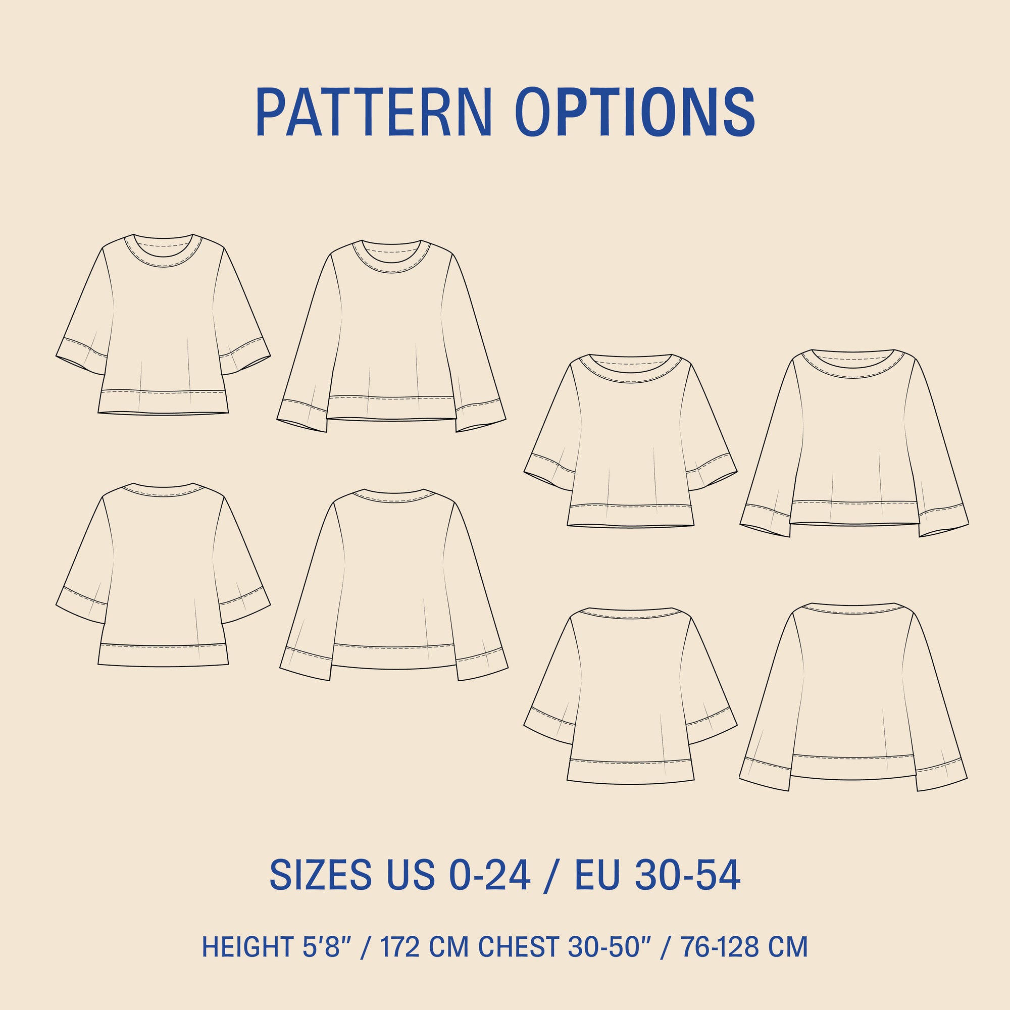 Silke Blouse Sewing pattern