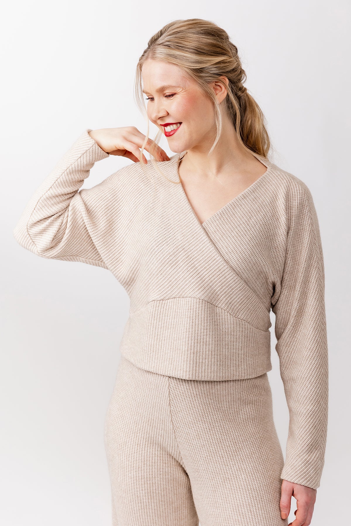 KAJO batwing wrap sweater &amp; dress