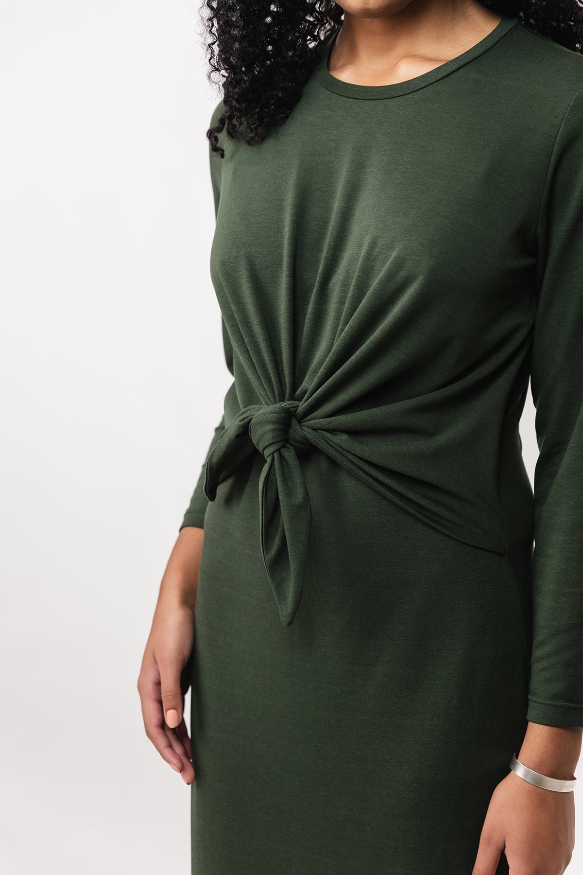 LYYTI tie front mini &amp; maxi dress
