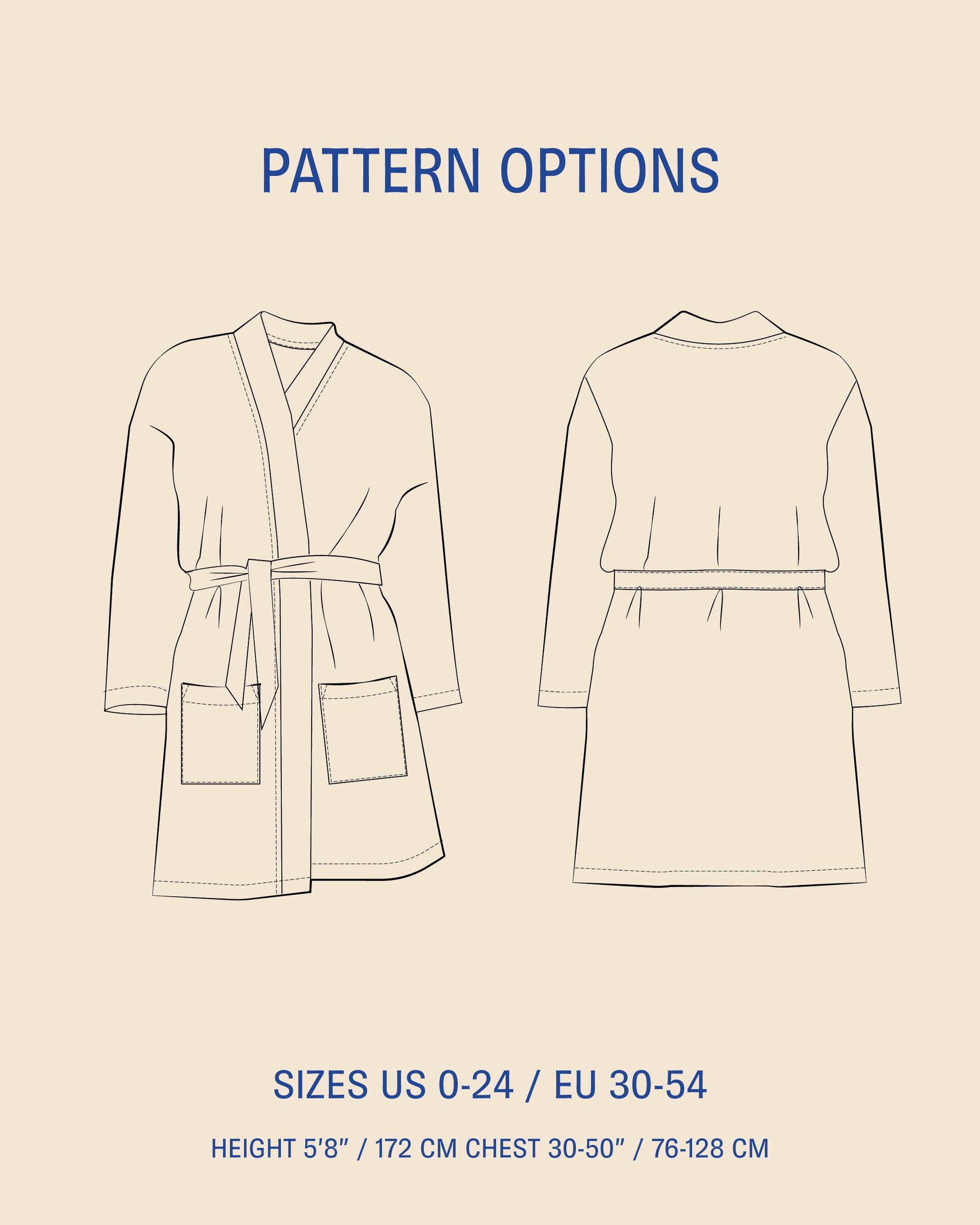 Norma Jean Kimono Sewing Pattern