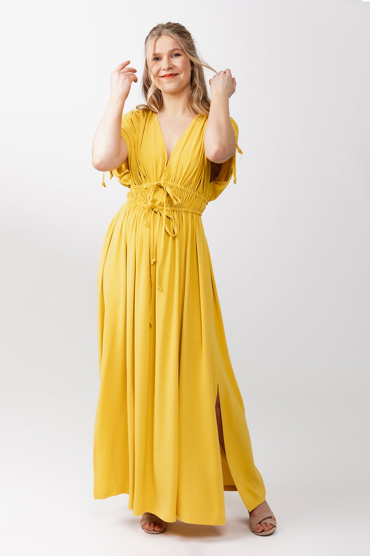 SUVI caftan mini &amp; maxi dress