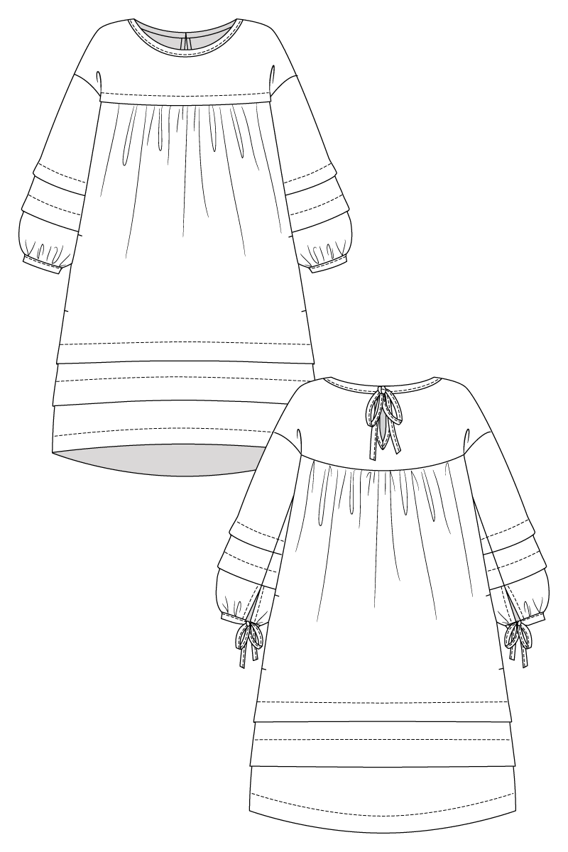 SYLI dress & blouse