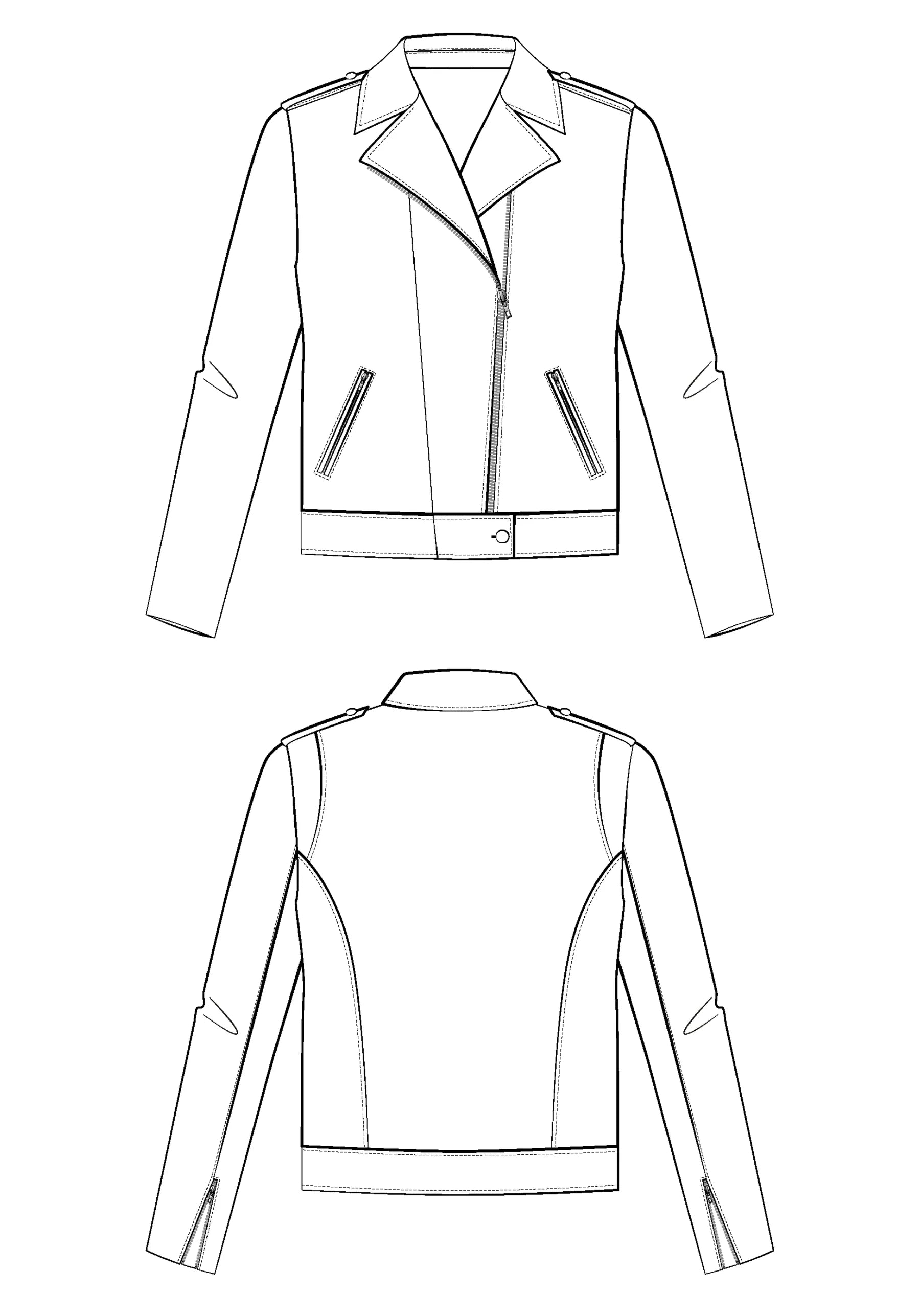 Misfit Jacket - Sewing Pattern | Maison Fauve