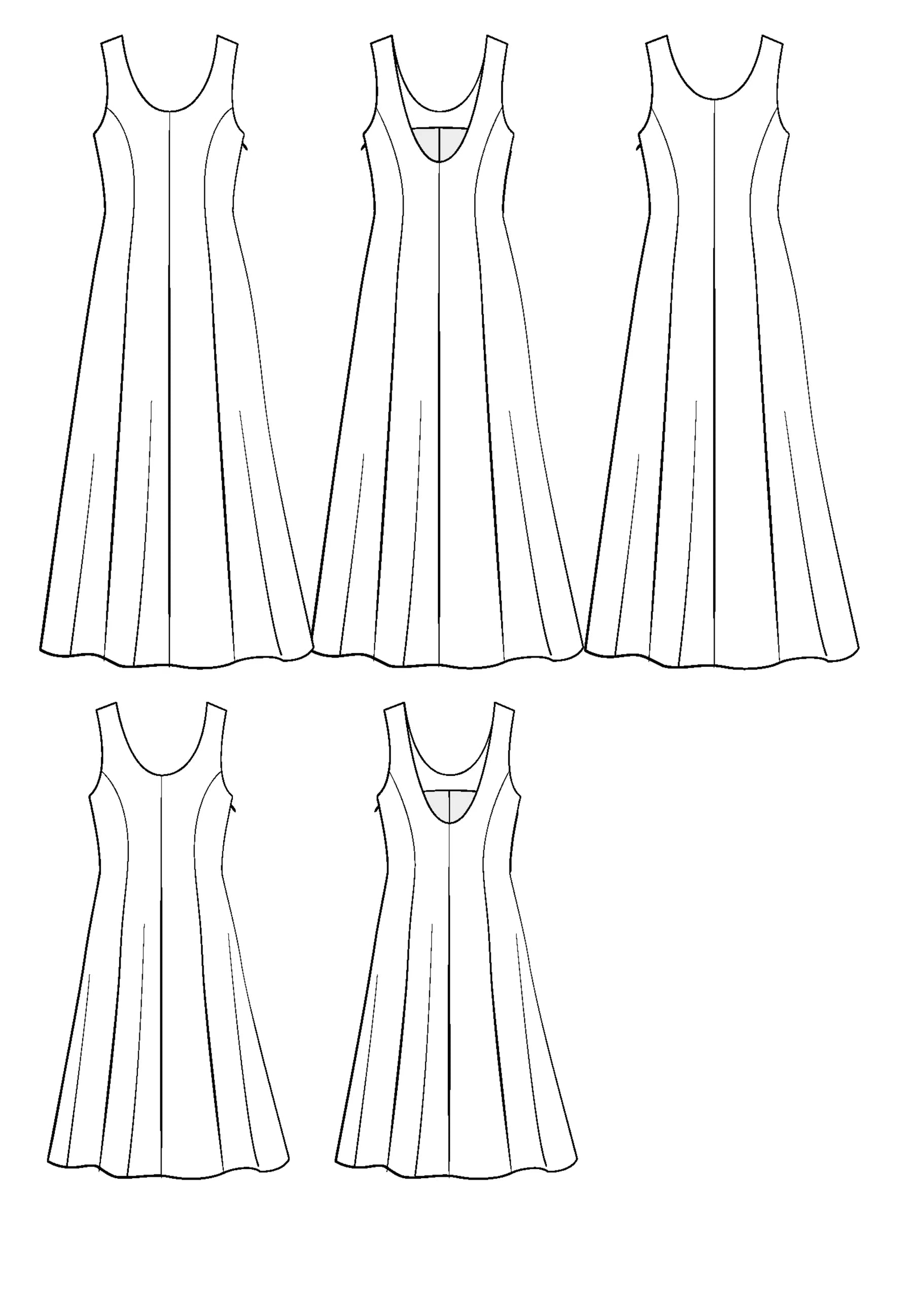 Linger Dress - Sewing Pattern | Maison Fauve