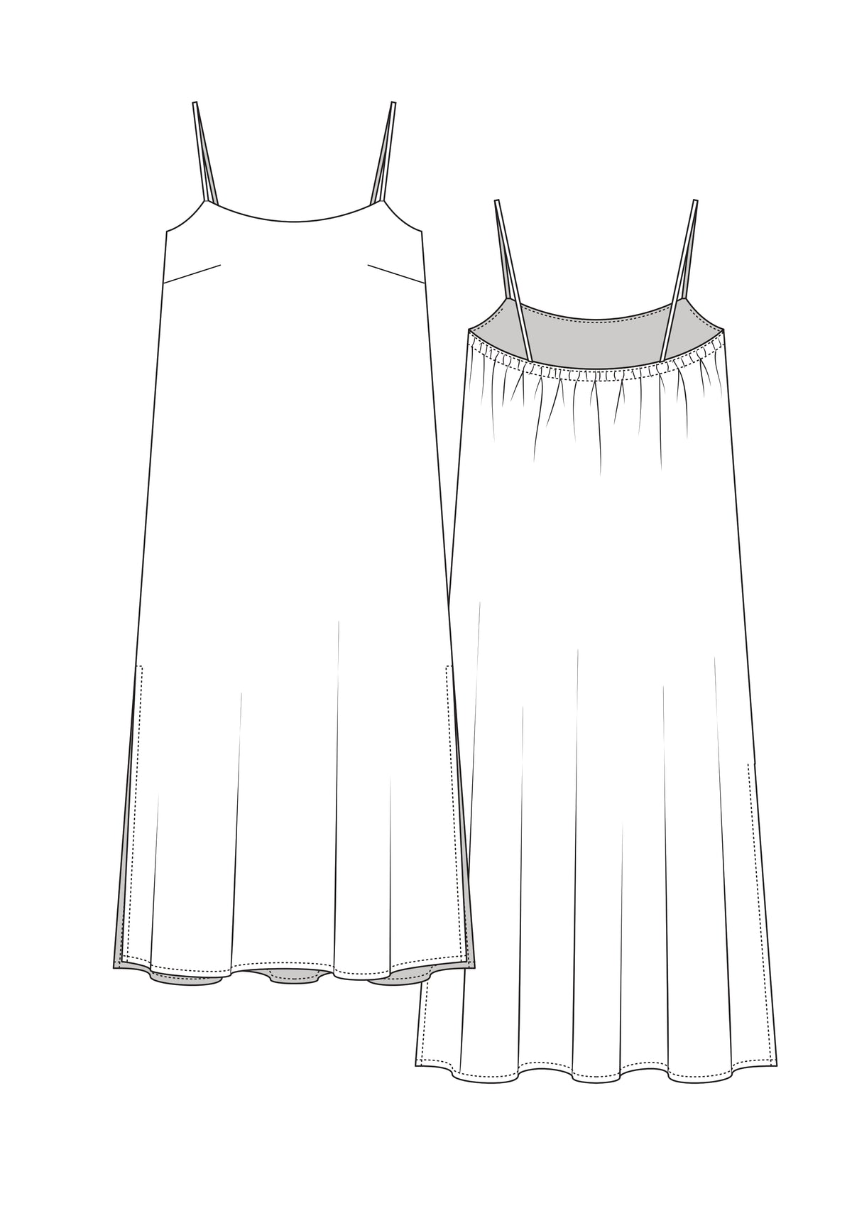 Maaidesign Patterns PDF Pattern - Solig Dress | Paradise Patterns – MaaiDesign Fabrics