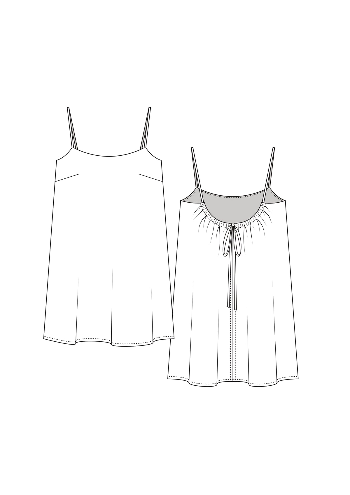 Maaidesign Patterns PDF Pattern - Solig Dress | Paradise Patterns – MaaiDesign Fabrics