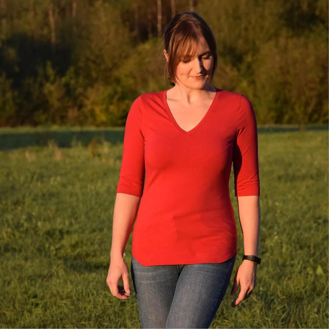 Wardrobe Builder Fitted T-Shirt (WBT) - Sewing Pattern  | Wardrobe By Me