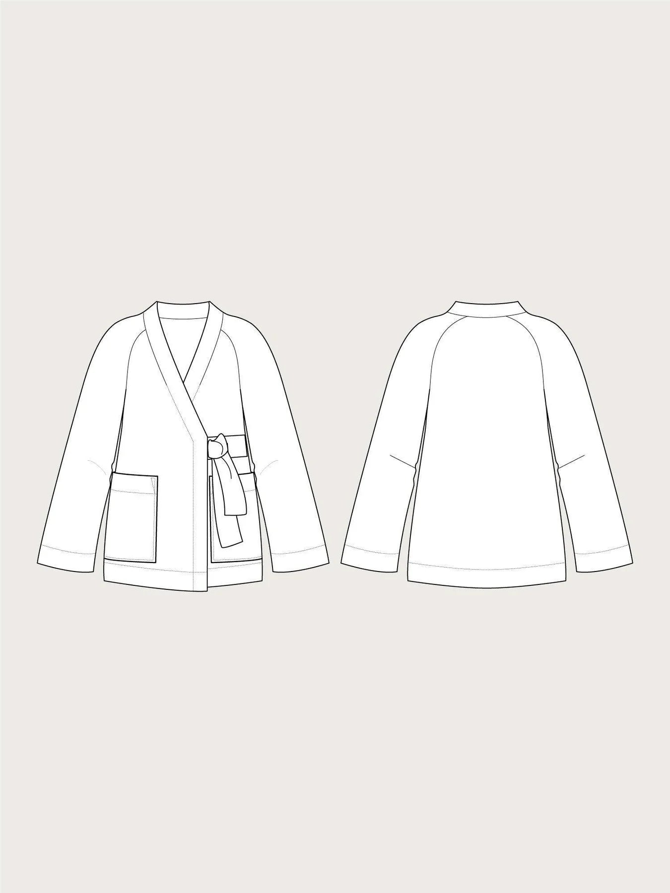 Wrap Jacket - Sewing Pattern | The Assembly Line