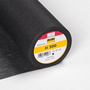 H200 Vilene Fusible Interfacing - Black - MaaiDesign