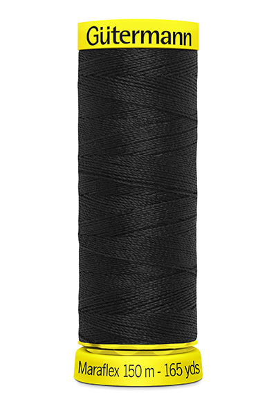 Gütermann MARAFLEX elastic sewing thread - 000 (black)