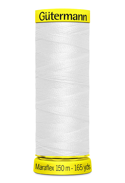 Gütermann MARAFLEX elastic sewing thread - 800 (white)
