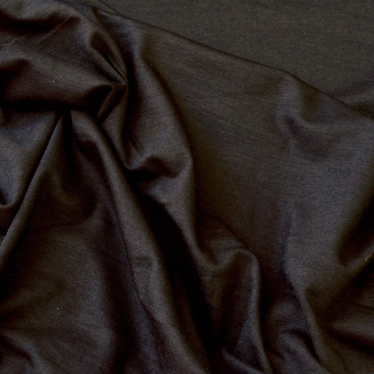 Heavy Bamboo Jersey - Black - MaaiDesign