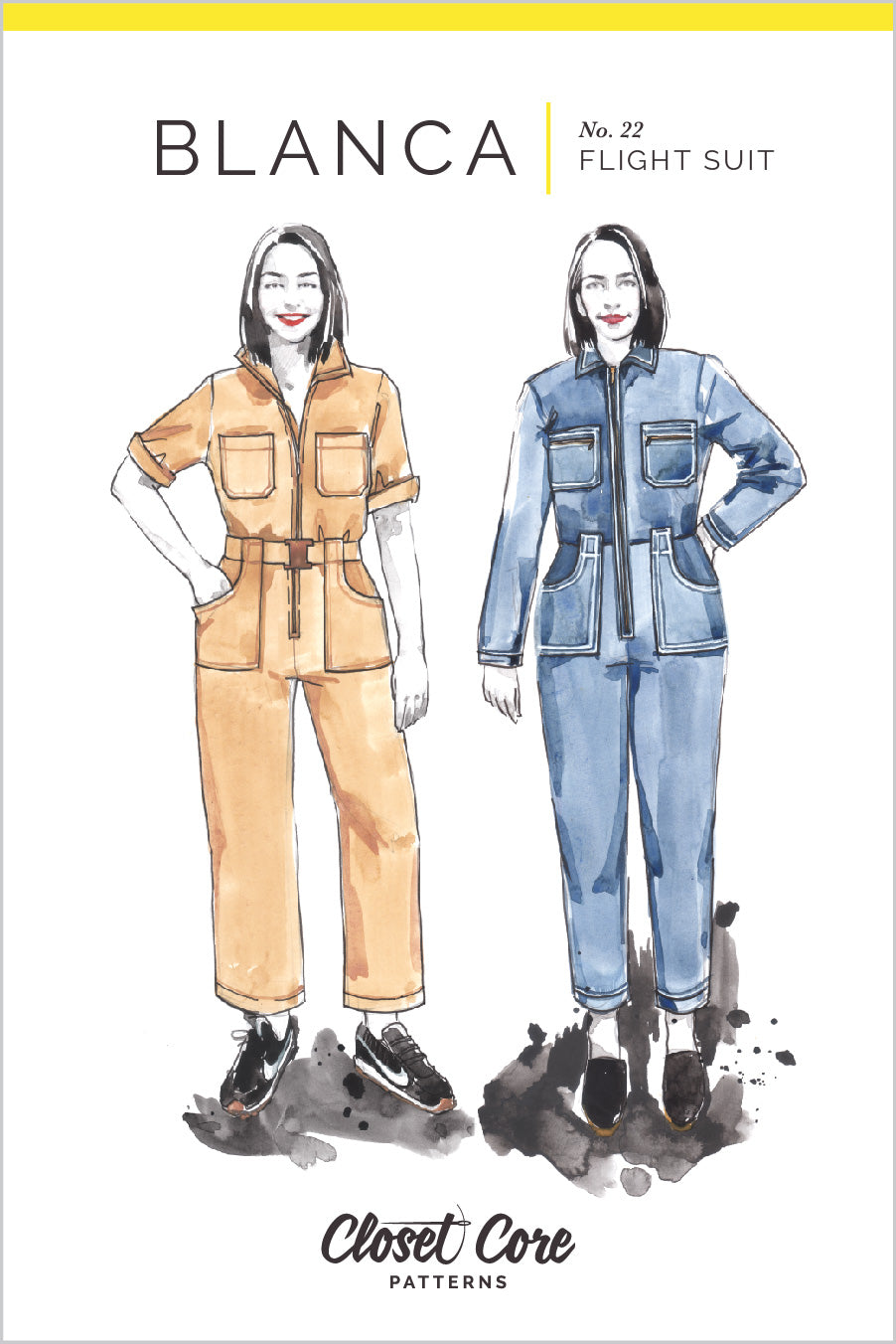 Closet Core Patterns | Blanca Flight Suit - MaaiDesign